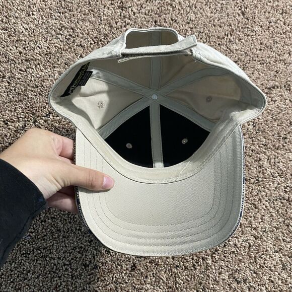 Triangle Sport Headwear Minnesota Baseball Cap Hat Beige Blue One Size - Picture 3 of 4